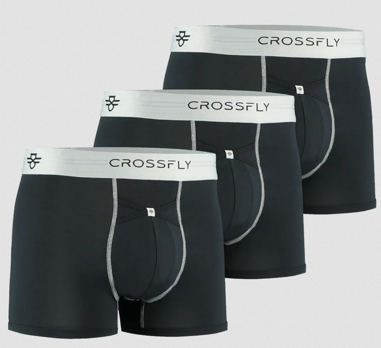 Crossfly Men's Ikon 3" Trunk Boxers TRIPLE PACK {CF-IKON3-TRIPLE}