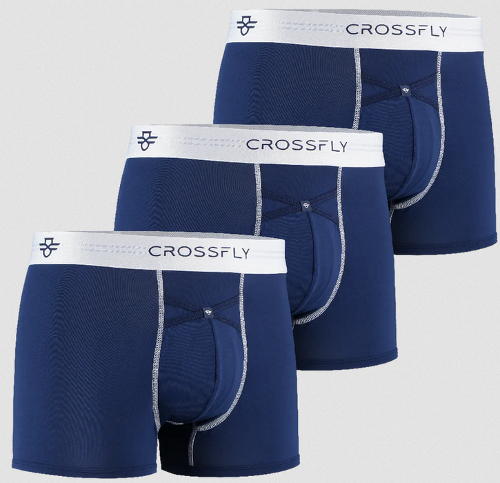 Crossfly Men's Ikon 3" Trunk Boxers TRIPLE PACK {CF-IKON3-TRIPLE}