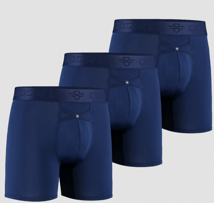 Crossfly Men's Ikon 6" Boxers TRIPLE PACK {CF-IKON6-TRIPLE}