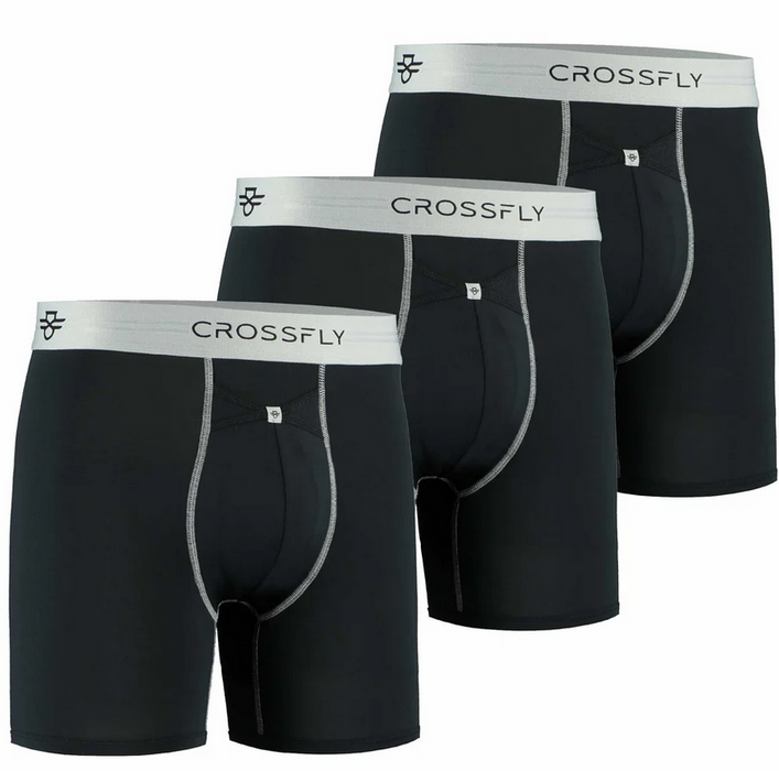 Crossfly Men's Ikon 6" Boxers TRIPLE PACK {CF-IKON6-TRIPLE}