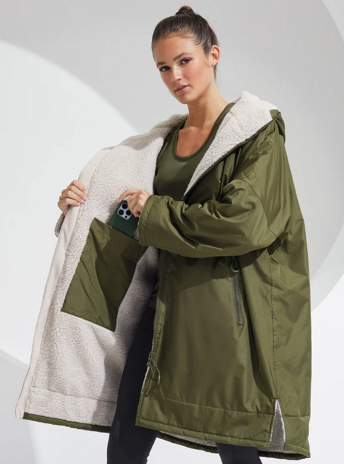 Adult TriDri Insulated ¾ Length All-Weather Changing Robe Coat {TR800}