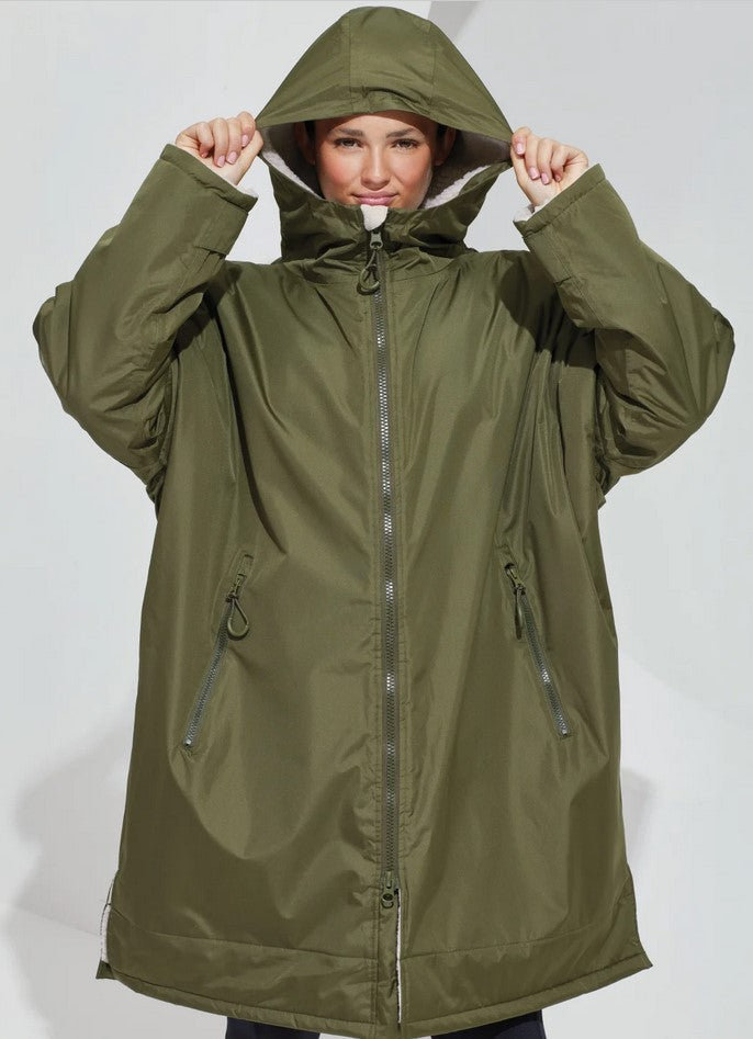 Adult TriDri Insulated ¾ Length All-Weather Changing Robe Coat {TR800}