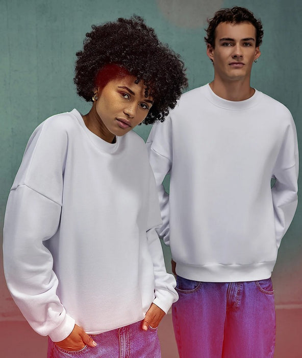 Unisex B&C 350gsm Influence Heavyweight Oversized Cotton-Rich Sweatshirt {BA033}