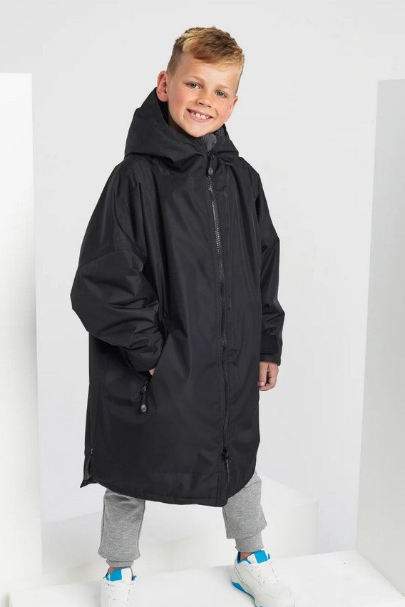 Kids' TriDri Insulated ¾ Length 280gsm All-Weather Changing Robe Coat {TR80B}