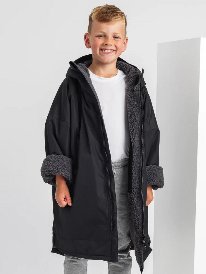 Kids' TriDri Insulated ¾ Length 280gsm All-Weather Changing Robe Coat {TR80B}