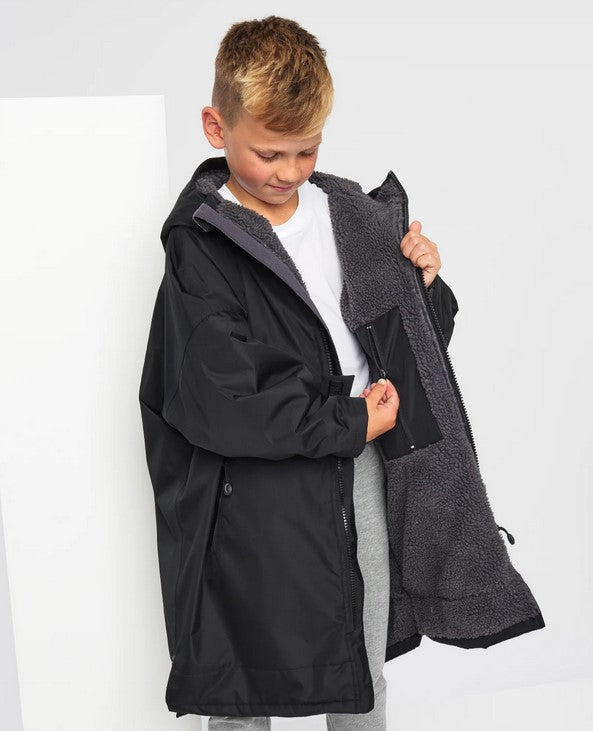 Kids' TriDri Insulated ¾ Length 280gsm All-Weather Changing Robe Coat {TR80B}
