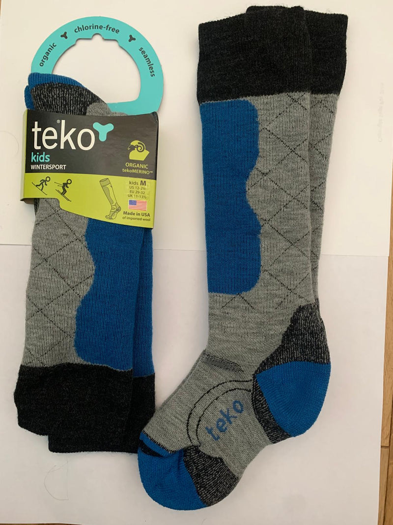 TEKO Kids' Mid-Weight Ski Socks {T-4795}