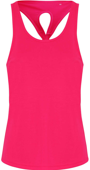 Women's TriDri Tech Yoga Knot Back Performance Tank {TR042}