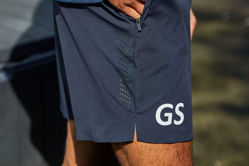 Xero Degrees Carbon Zip Pocket Woven Training Shorts {XO-CH972}