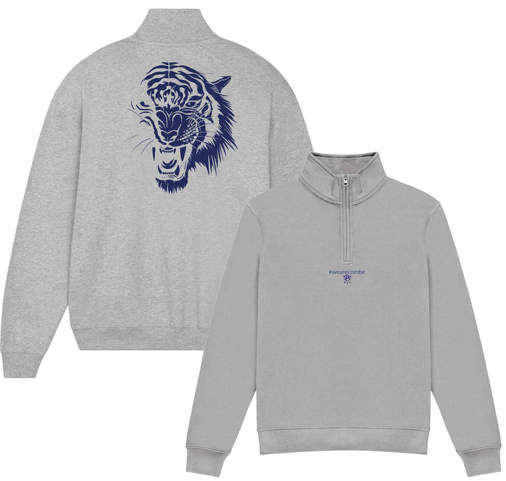 WPRFC Tiger Poly/Cotton Half Zip Sweatshirt {WP-KK335}