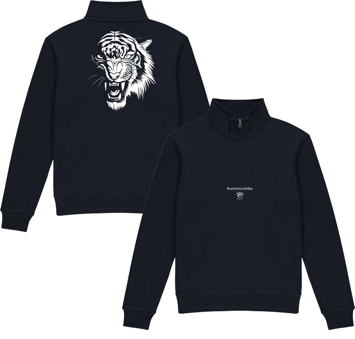WPRFC Tiger Poly/Cotton Half Zip Sweatshirt {WP-KK335}