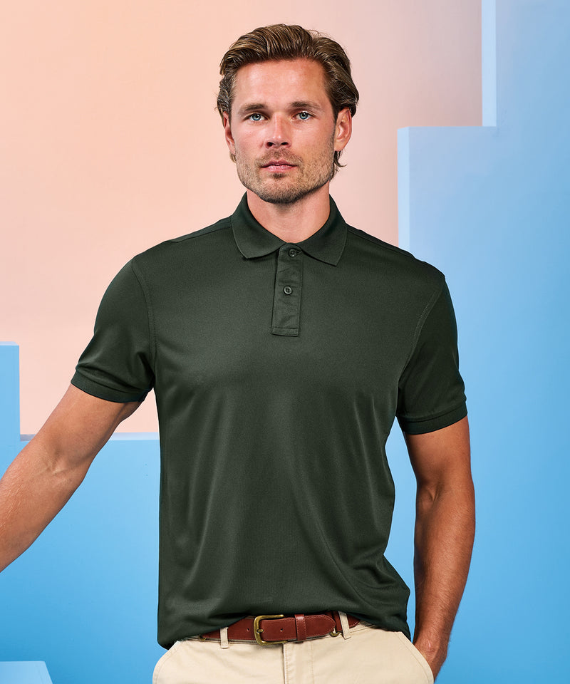 Men's Asquith & Fox Smooth Cationic Recycled Polyester Polo {AQ001}