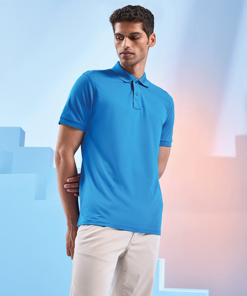 Men's Asquith & Fox Smooth Cationic Recycled Polyester Polo {AQ001}