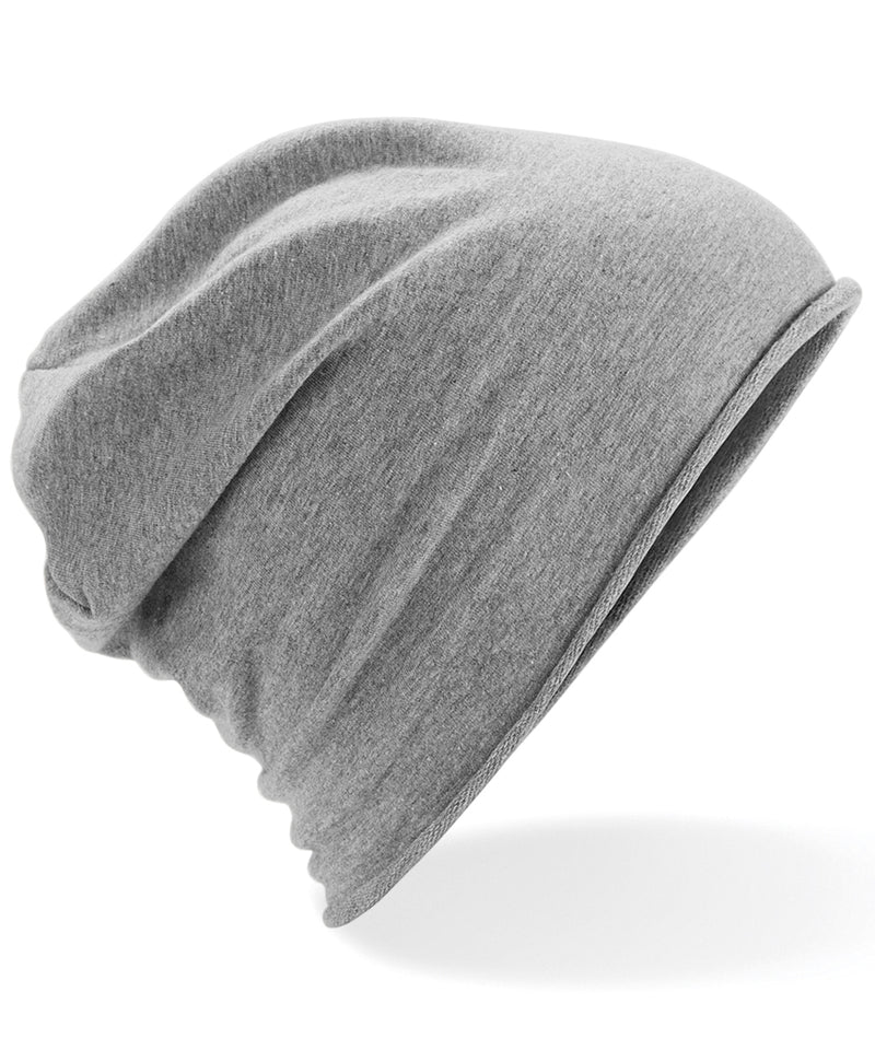 Adult Beechfield Cotton-Rich Jersey Knit Slouch Beanie {BC361}