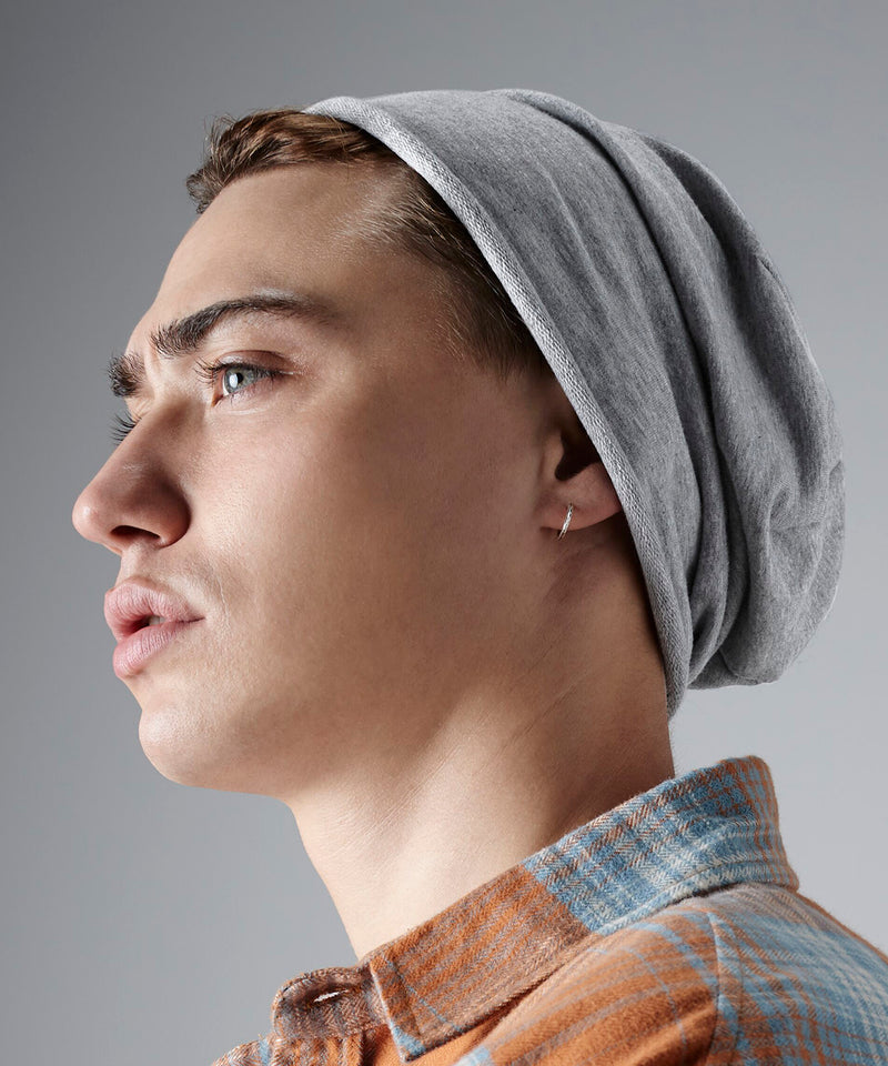 Adult Beechfield Cotton-Rich Jersey Knit Slouch Beanie {BC361}