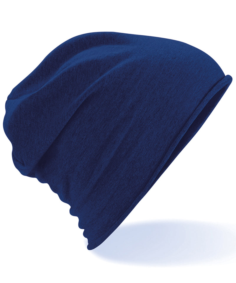 Adult Beechfield Cotton-Rich Jersey Knit Slouch Beanie {BC361}