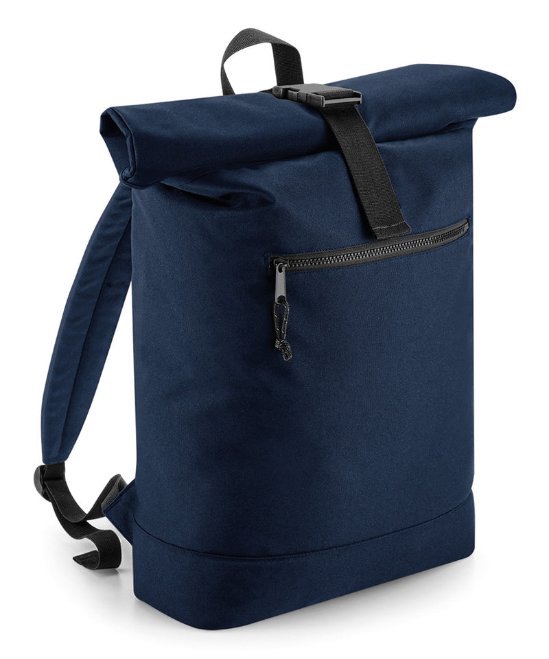 BagBase 20lt Recycled Roll Top Dry Backpack {BG286}