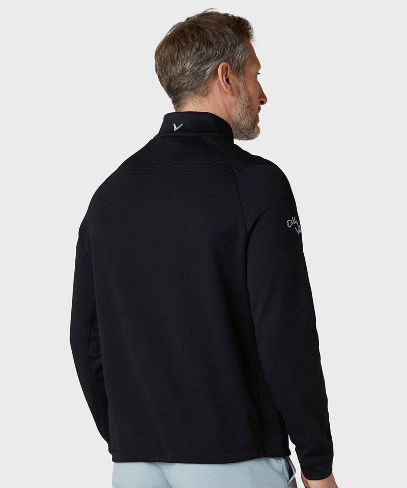 Men's Callaway Golf Hex Fleece Half Zip Mid Layer {CG-KFD040}