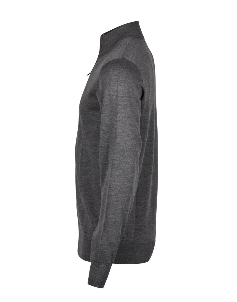 Men's Tee Jays Merino Blend Half Zip Mid-Layer {TJ6010}