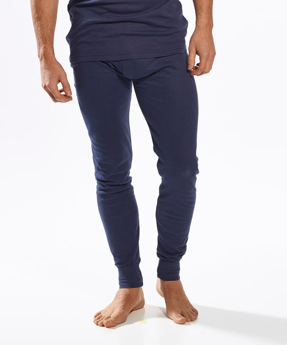 Portwest Men's Polyester Cotton Thermal Base Layer Leggings {PW142}