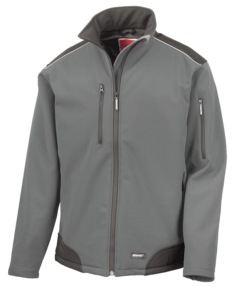 Result Men's Work-Guard Ripstop Softshell Site Jacket {R124A}