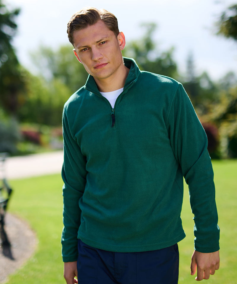 Men's Regatta Workwear Lightweight Half Zip Microfleece {RG134}