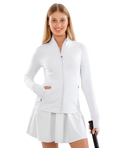 Women's Spiro Full Zip Tennis Mid-Layer {SP798F}