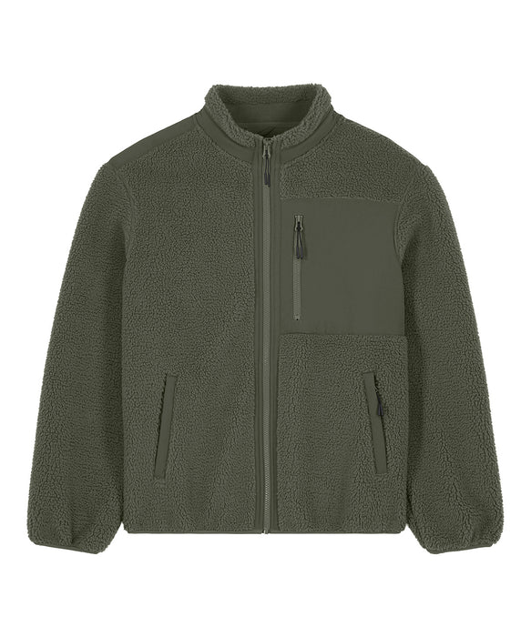 Stanley & Stella Unisex Brooker 450gsm Sherpa Fleece Full Zip Jacket {SX-249}