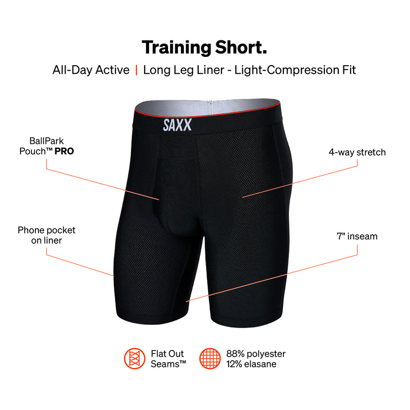 Men's SAXX Compression Training Boxer Shorts {SAXX-VL29}