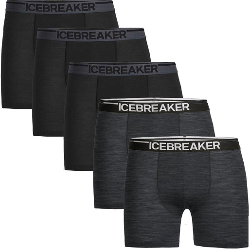 Men's Icebreaker Anatomica Boxer Briefs MULTI PACK {IC-103029-MULTI} —  Baselayer Ltd