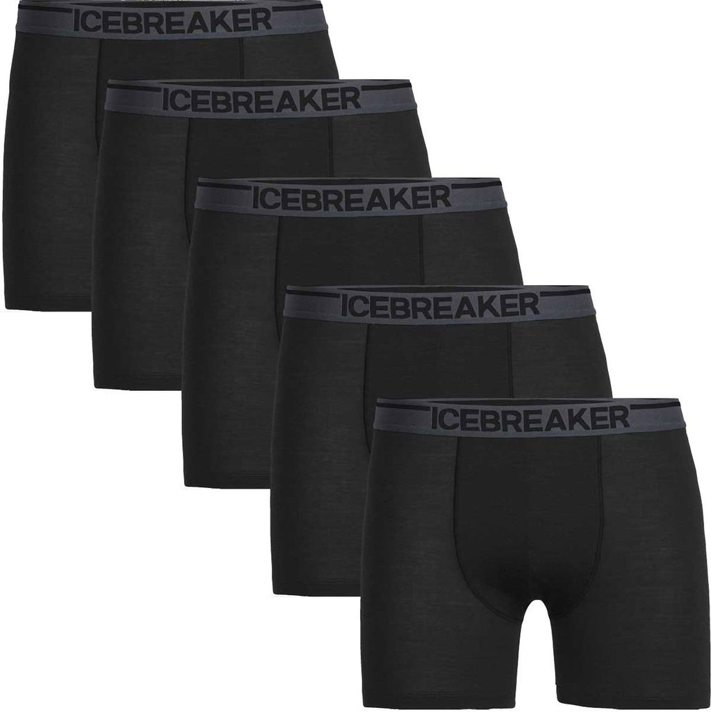 Icebreaker Merino Anatomica Men's Boxer Briefs, Wool Base Layer