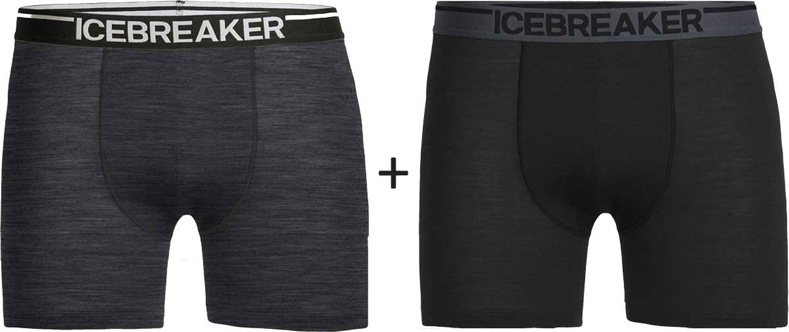 Icebreaker Anatomica Boxers With Fly in Blue for Men