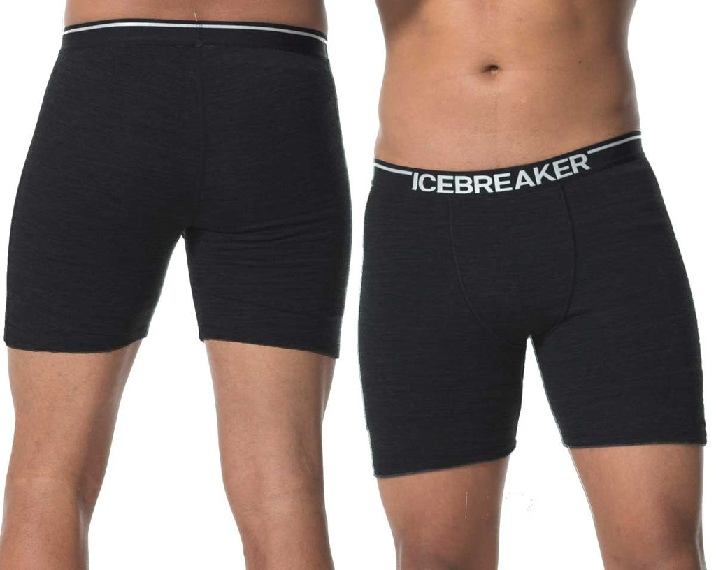 Icebreaker - Anatomica Briefs - Merino base layer - Jet Heather / Black | S