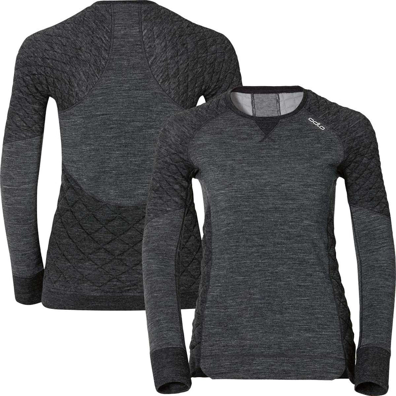 ODLO Women's Natural+ Kinship Warm Long Sleeve Crew Base Layer {O-196121}