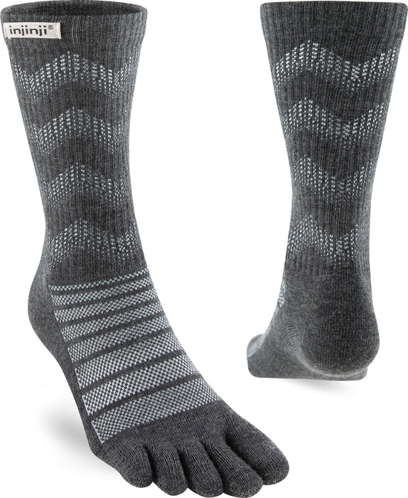 Injinji Mid-Weight Merino Wool Crew Toe Socks (INJ-ODC)