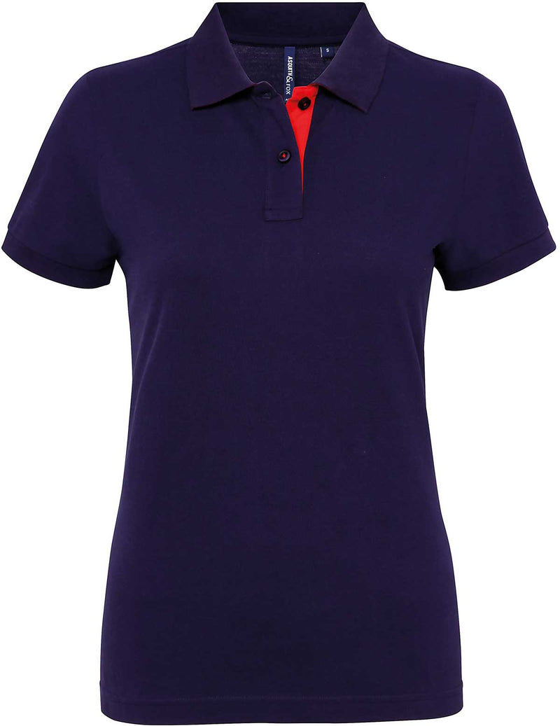 Women's Asquith & Fox 100% Cotton Polo