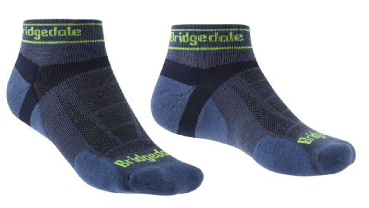 Bridgedale Men's Ultra-Lightweight T2 Merino Low Micro-Crew Run Socks {BR-710203}