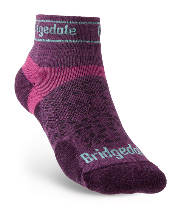 Bridgedale Women's Ultra-Lightweight T2 Merino Low Mini-Crew Run Socks {BR-710204}