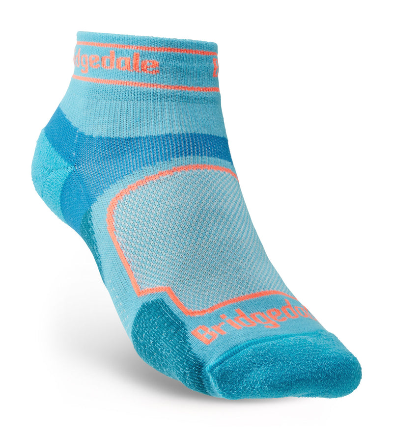 Bridgedale Women's Ultra-Lightweight T2 Coolmax Mini Crew Trail Run Socks {BR-710258}