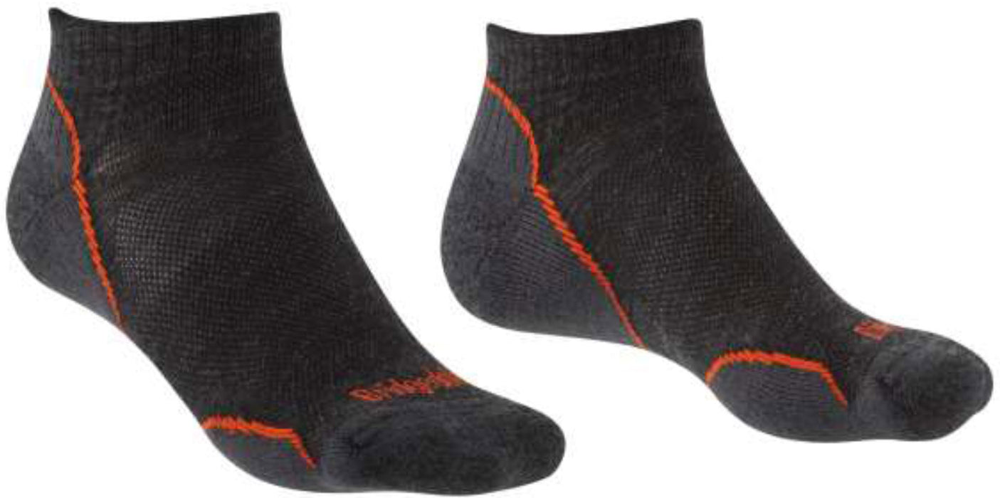 Bridgedale Men's Ultra Light T2 Merino Performance No-Show Hiking Socks {BR-710259}