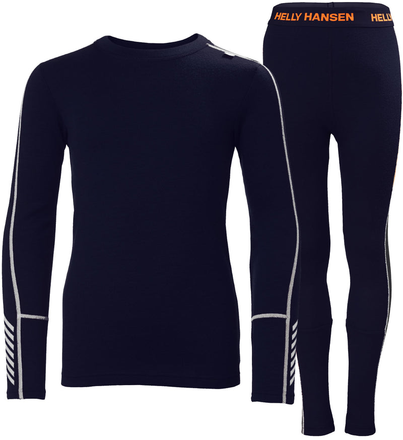 Kids' Helly Hansen LIFA Merino Wool Warmest Base Layer COMBO Set {HH-49403}