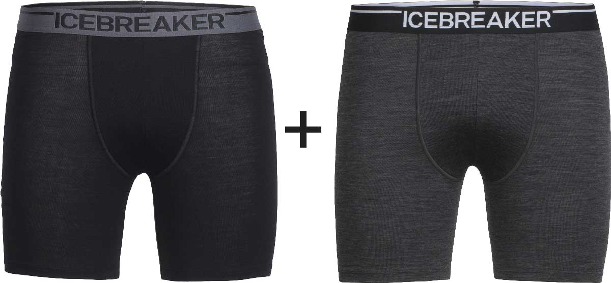 Men's Icebreaker "Anatomica" 6" Boxer Briefs TWIN PACK {IC-103055-TWIN}