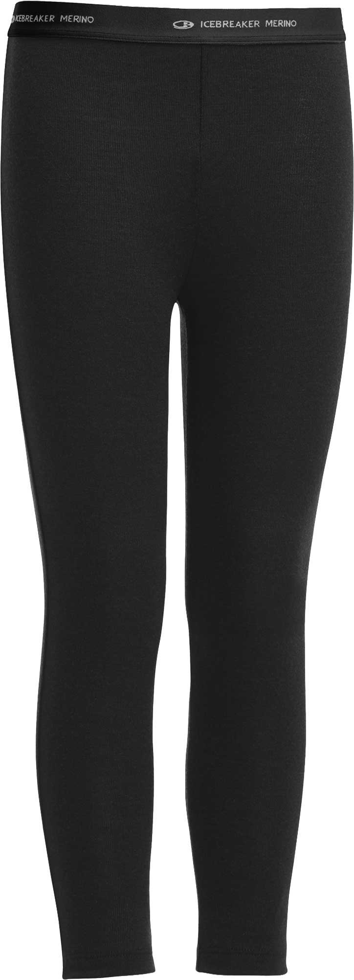 NWT Icebreaker Kids Merino Wool Base Layer Leggings 2T Toddler Pants shops Black