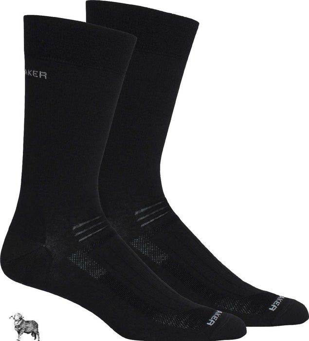 Men's Icebreaker Merino Wool Lite Hiker Liner Socks Twin Pack {IC-103955}