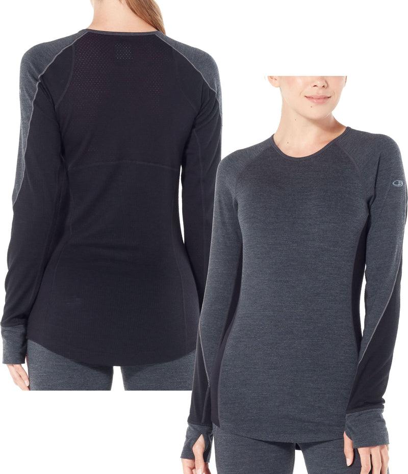 Icebreaker Women's 260 ZoneKnit Long Sleeve Crewe {IC-0A56HL}
