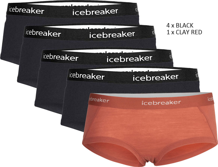 icebreaker Functional underwear briefs SPRITE with merino wool in black