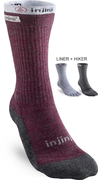 Women's Injinji Merino Wool Liner+Hiker Socks (INJ-333379)