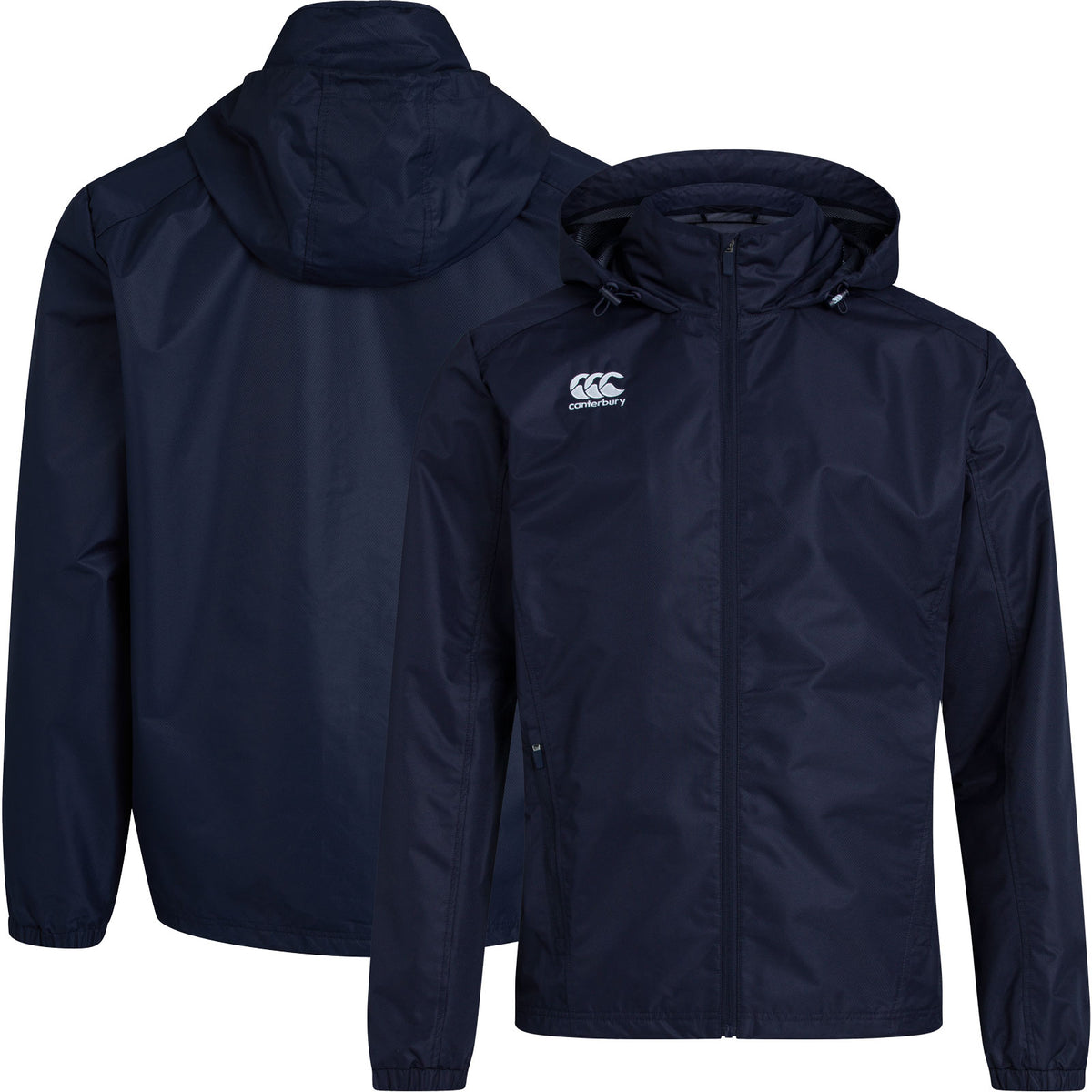 Canterbury full zip deals rain jacket