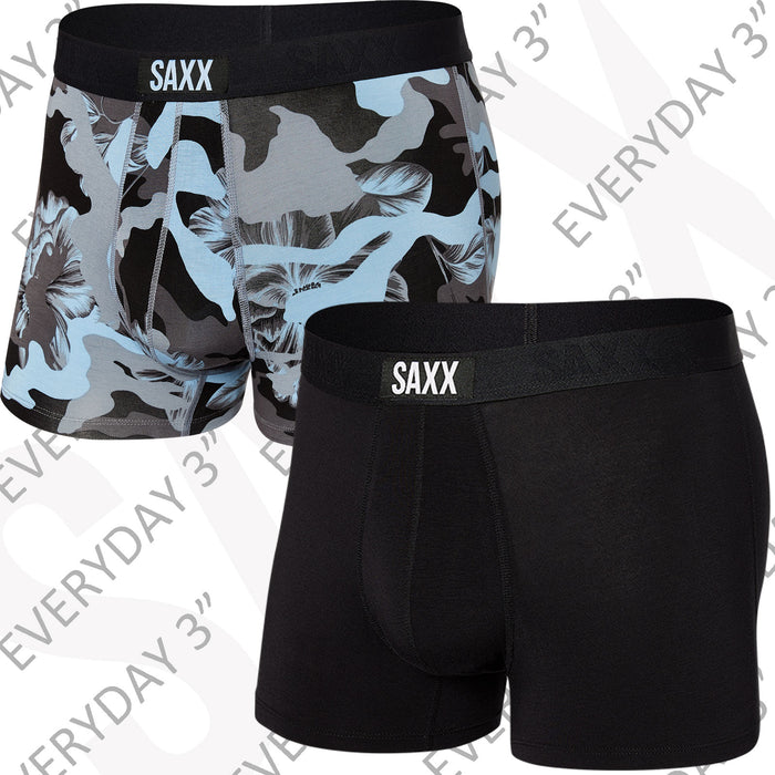 SAXX Men's Vibe 3" Boxers TWIN PACK {SXTM35-TWIN}