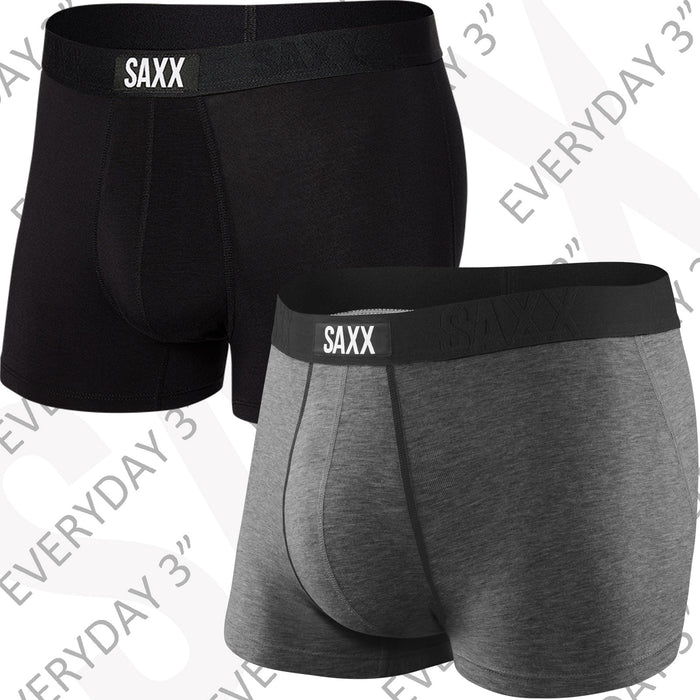 SAXX Men's Vibe 3" Boxers TWIN PACK {SXTM35-TWIN}